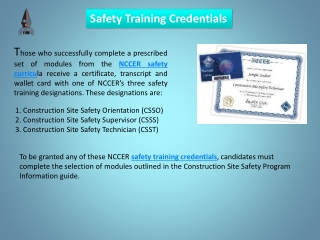 Construction Safety Training Programs School