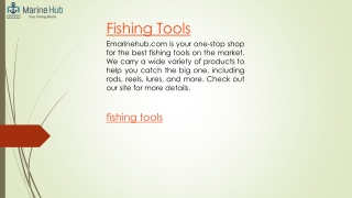 Fishing Tools Emarinehub.com