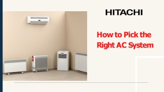 How to Pick the Right AC System