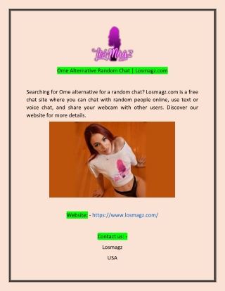 Ome Alternative Random Chat  Losmagzcom