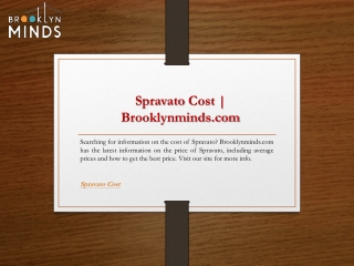 Spravato Cost  Brooklynminds.com