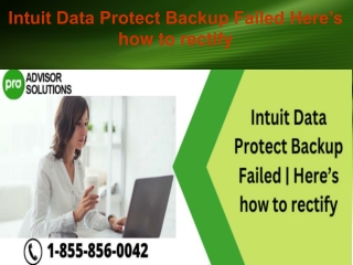 Intuit Data Protect Backup Failed  Here’s how to rectify