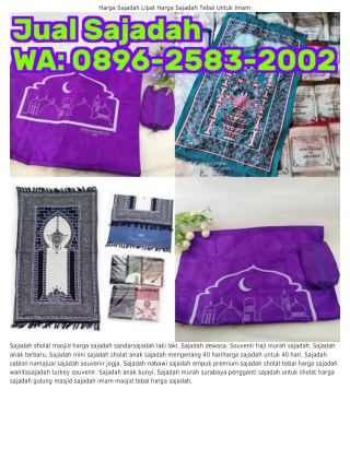 089Ꮾ_ᒿ58ᣮ_ᒿ00ᒿ (WA) Produsen Souvenir Sajadah Jogja Sajadah Lucu
