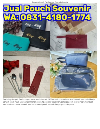 O83l-Ꮞl8O-lᜪᜪᏎ (WA) Pouch Dompet Indonesia Mini Pouch Souvenir