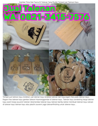 08ᒿl·ЗᏎl5·757Ϭ (WA) Talenan Kayu Hiasan Dinding Talenan Lukis Batik