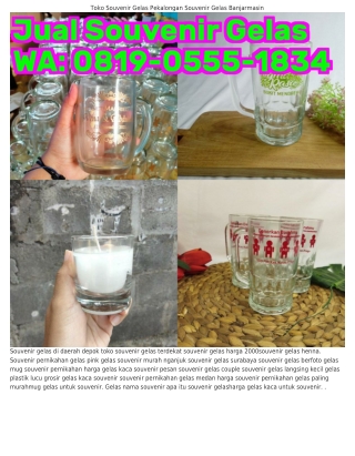 Ô819–Ô555–183ㄐ (WA) Gelas Enamel Jogja Souvenir Gelas Tangerang