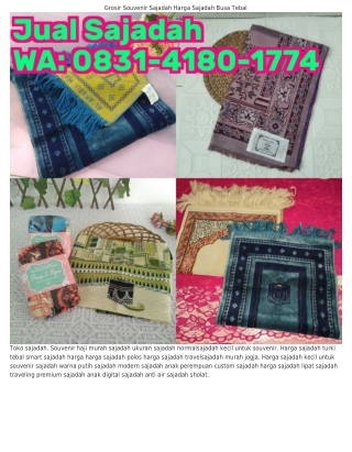 Ô8ЗI•ㄐI8Ô•Iᜪᜪㄐ (WA) Sajadah Kecil Tipis Grosir Sajadah Murah Jogja