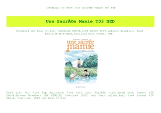 [DOWNLOAD IN @PDF] Une SacrÃƒÂ©e Mamie T03 NED (DOWNLOAD E.B.O.O.K.^)