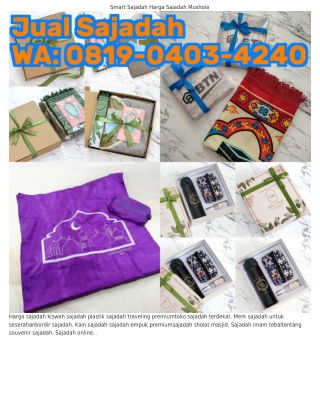 O8Iᑫ.O4Oᣮ.4ᒿ4O (WA) Harga Sajadah Termurah Grosir Souvenir Sajadah Jogja