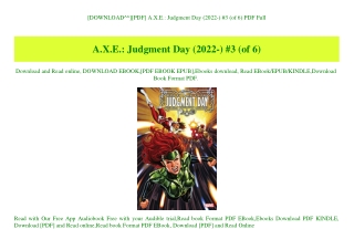 [DOWNLOAD^^][PDF] A.X.E. Judgment Day (2022-) #3 (of 6) PDF Full