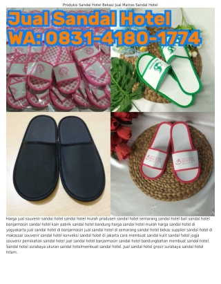 08౩l.ㄐl80.l77ㄐ (WA) Sandal Hotel Namanya Apa Sandal Hotel Dipakai Dimana