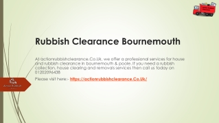 Rubbish Clearance Bournemouth