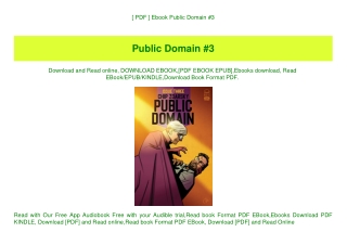 [ PDF ] Ebook Public Domain #3 (DOWNLOAD E.B.O.O.K.^)