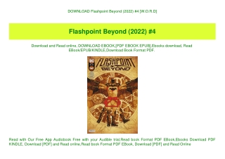 DOWNLOAD Flashpoint Beyond (2022) #4 [W.O.R.D]