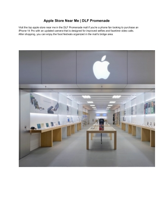 Apple Store Near Me |