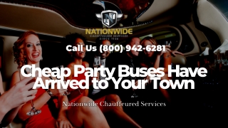 Party Bus Rentals Have Arrived to Your Town