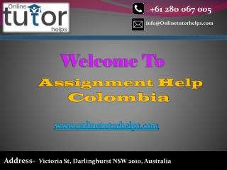 Assignment Help Colombia PPT