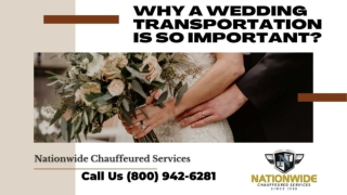 Why A Wedding Limo Service Is So Important