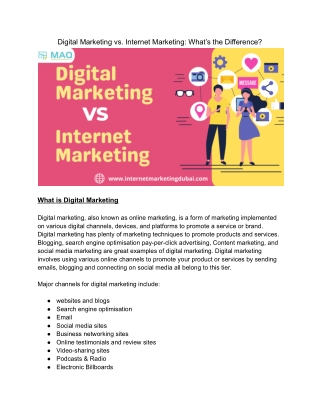 Digital Marketing vs. Internet Marketing_ What’s the Difference_