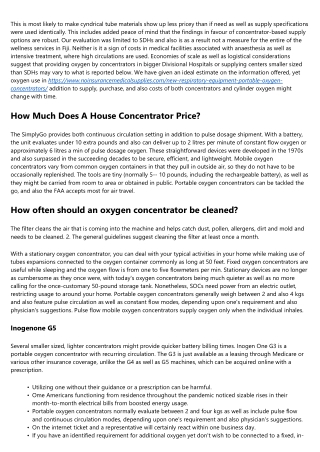 Just How Much Does A Home Oxygen Concentrator Expense?