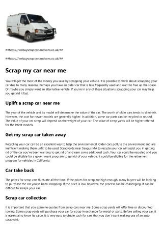 Salvage car buyer