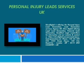 Personal Injury Leads Services UK