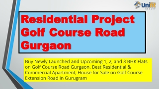 Golf Course Road PPT