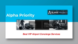 Global Airport Concierge-AlphaPriority
