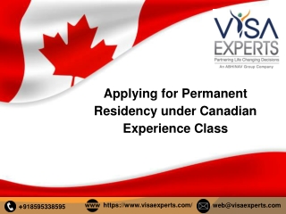 Applying for Permanent Residency under Canadian Experience Class