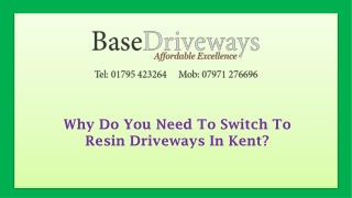 Why Do You Need To Switch To Resin Driveways In Kent?