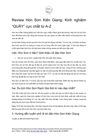 Cam Nang Tham Quan Dao Hon Son Kien Giang Xuantien52hz