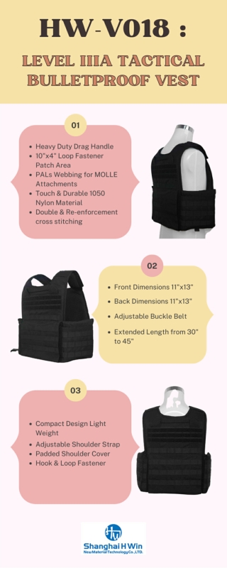 HW-V018 : Level IIIA Tactical Bulletproof Vest