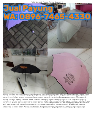 Ô89Ϭ~ᜪ4Ϭ5~433Ô (WA) Souvenir Payung Magelang Harga Souvenir Payung Jogja