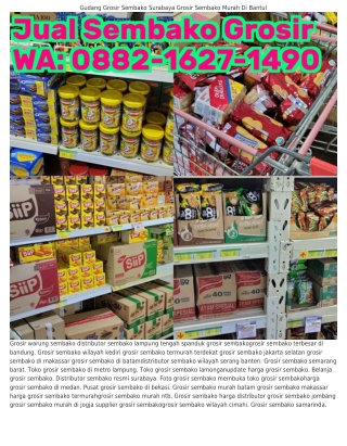 0882•I62ᜪ•IԿᑫ0 (WA) Bisnis Grosir Sembako Online Konsep Toko Grosir Sembako