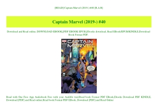 [READ] Captain Marvel (2019-) #40 [R.A.R]