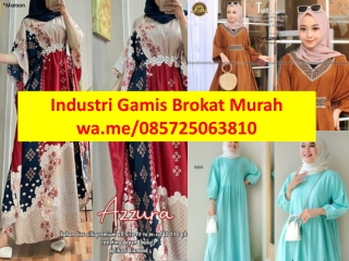 Industri Gamis Brokat 085725063810
