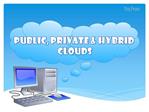 Public, Private & Hybrid Clouds