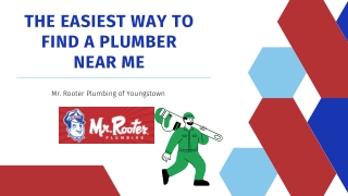 The easiest way to find a plumber near me