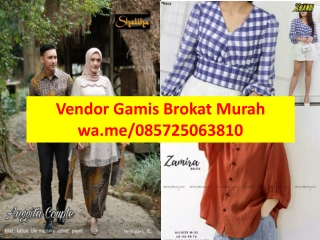Vendor Gamis Brokat 085725063810