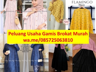 Peluang Usaha Gamis Brokat 085725063810