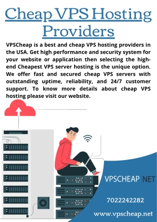 Cheap VPS Hosting Providers