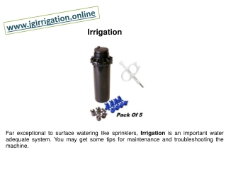 Irrigation