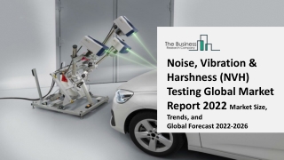 Noise, Vibration & Harshness (NVH) Testing Global Market Trends, Growth Strategies, Opportunities, By Type, By Applicati