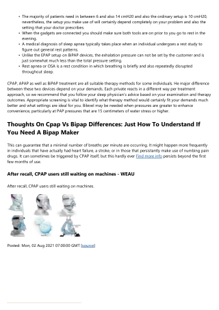 The Difference Between Coronavirus Ventilators, Cpap And Bipap Equipments And Th