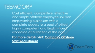 Top Notch Offshore Hiring Services Philippines