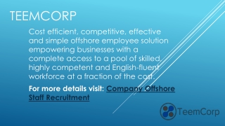 Top Notch Offshore Hiring Services Philippines