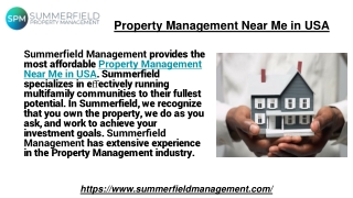 Property Management Near Me in USA