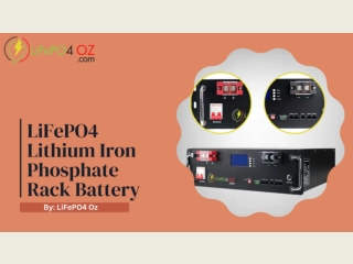 Shop LiFePO4 Lithium Iron Phosphate Rack Battery