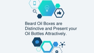 Custom Beard Oil Boxes Wholesale