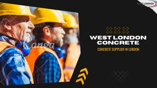 WEST LONDON CONCRETE LTD